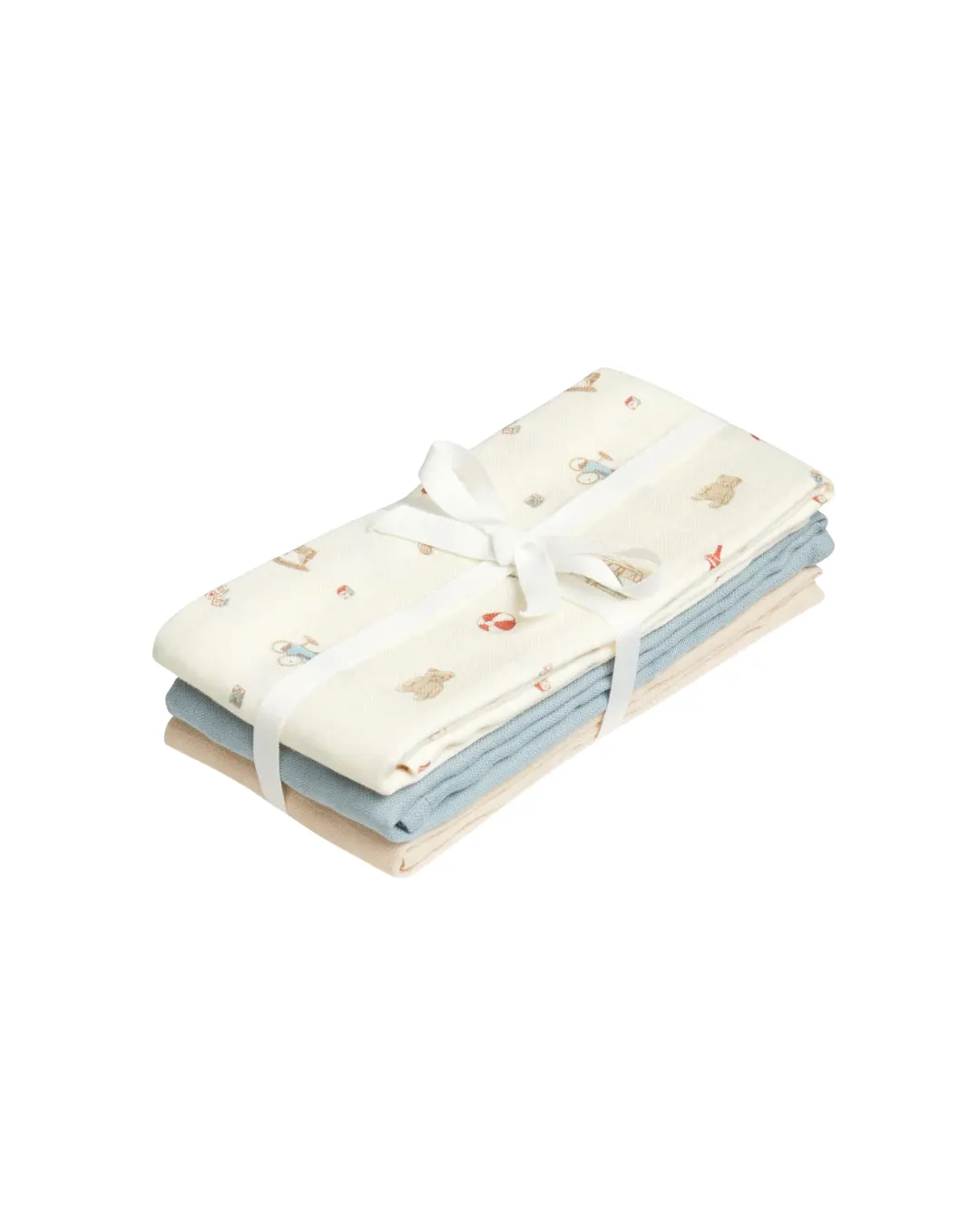 Cam Cam Copenhagen - komplet otulaczy pieluszek muślinowych z bawełny organicznej GOTS 3-szt. Vintage Toys