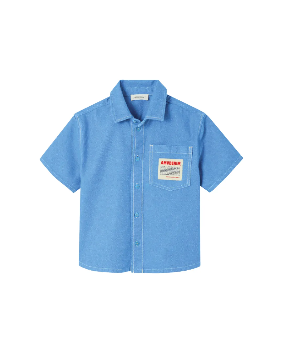 American Vintage - koszula z krótkim rękawem Pusway Waterfall