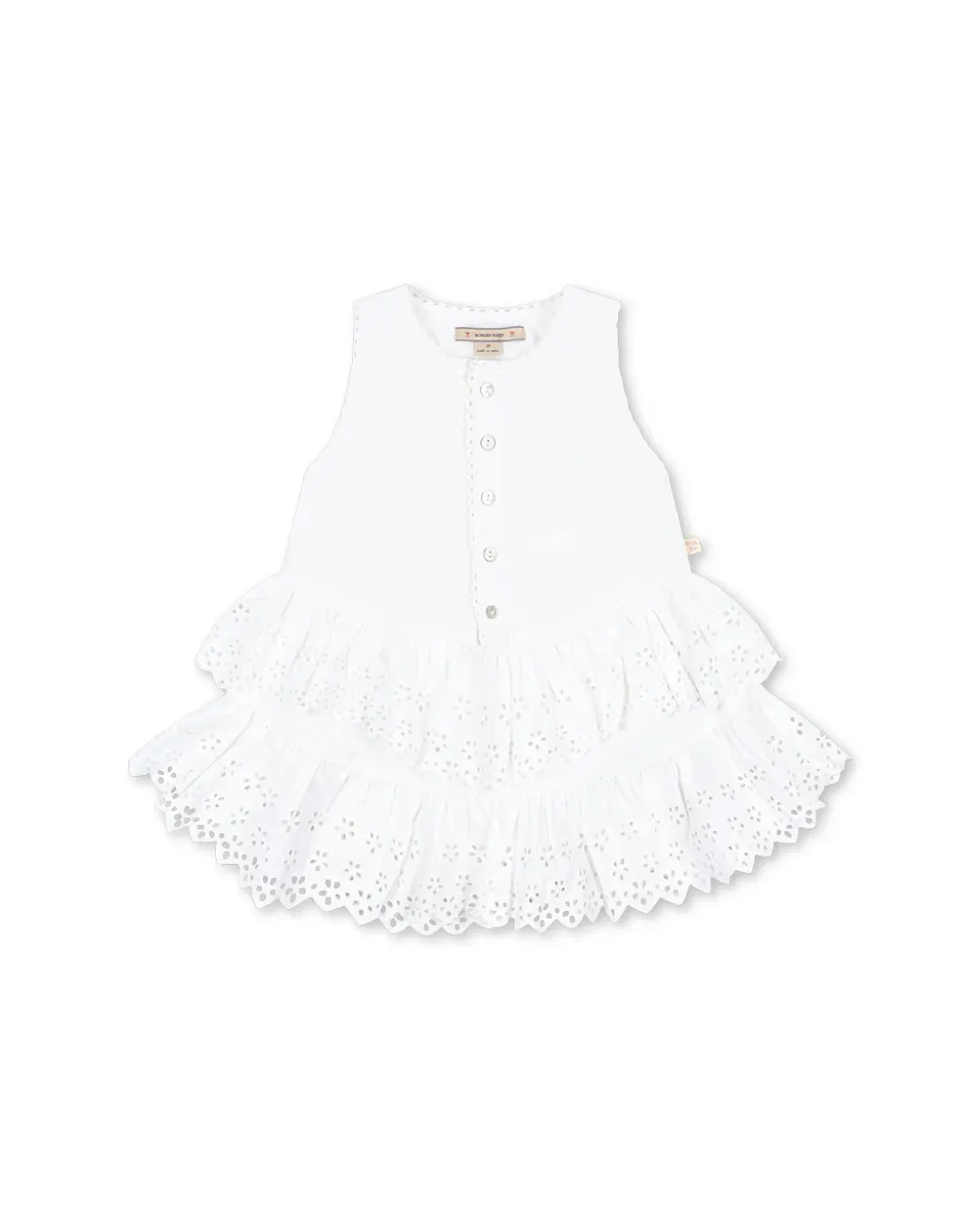 Konges Sløjd - sukienka Evelina Bright White