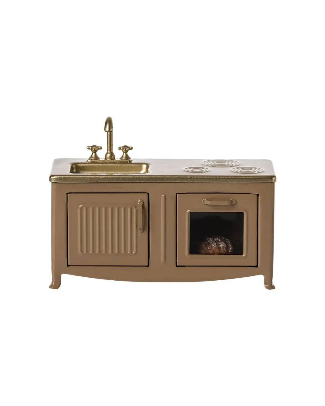 Maileg - kuchnia dla myszek jasnobrązowa Maileg - kuchnia dla myszek jasnobrązowa