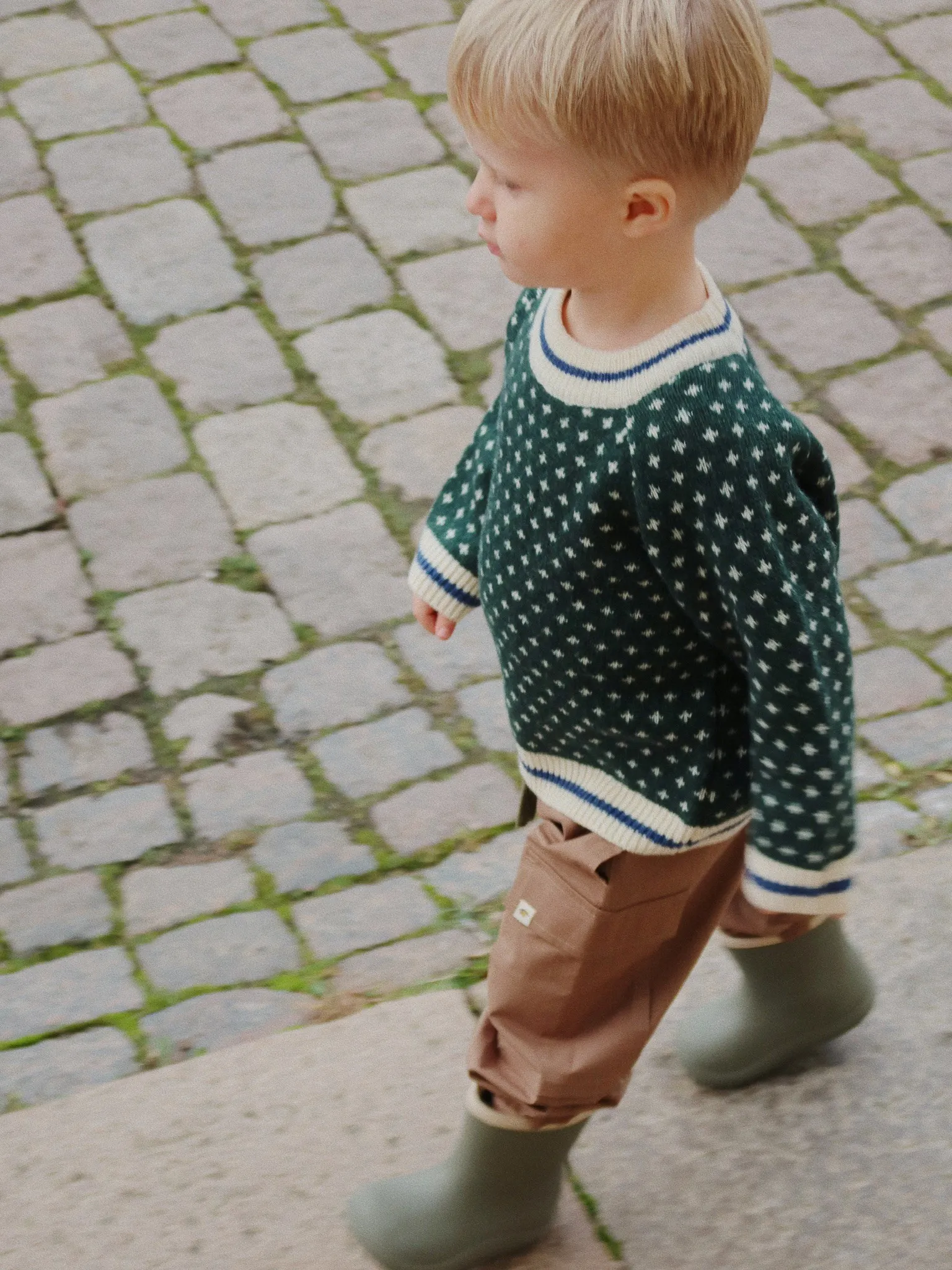 Konges Sløjd - spodnie bojówki Peppe Shitake Konges Sløjd - spodnie bojówki Peppe Shitake