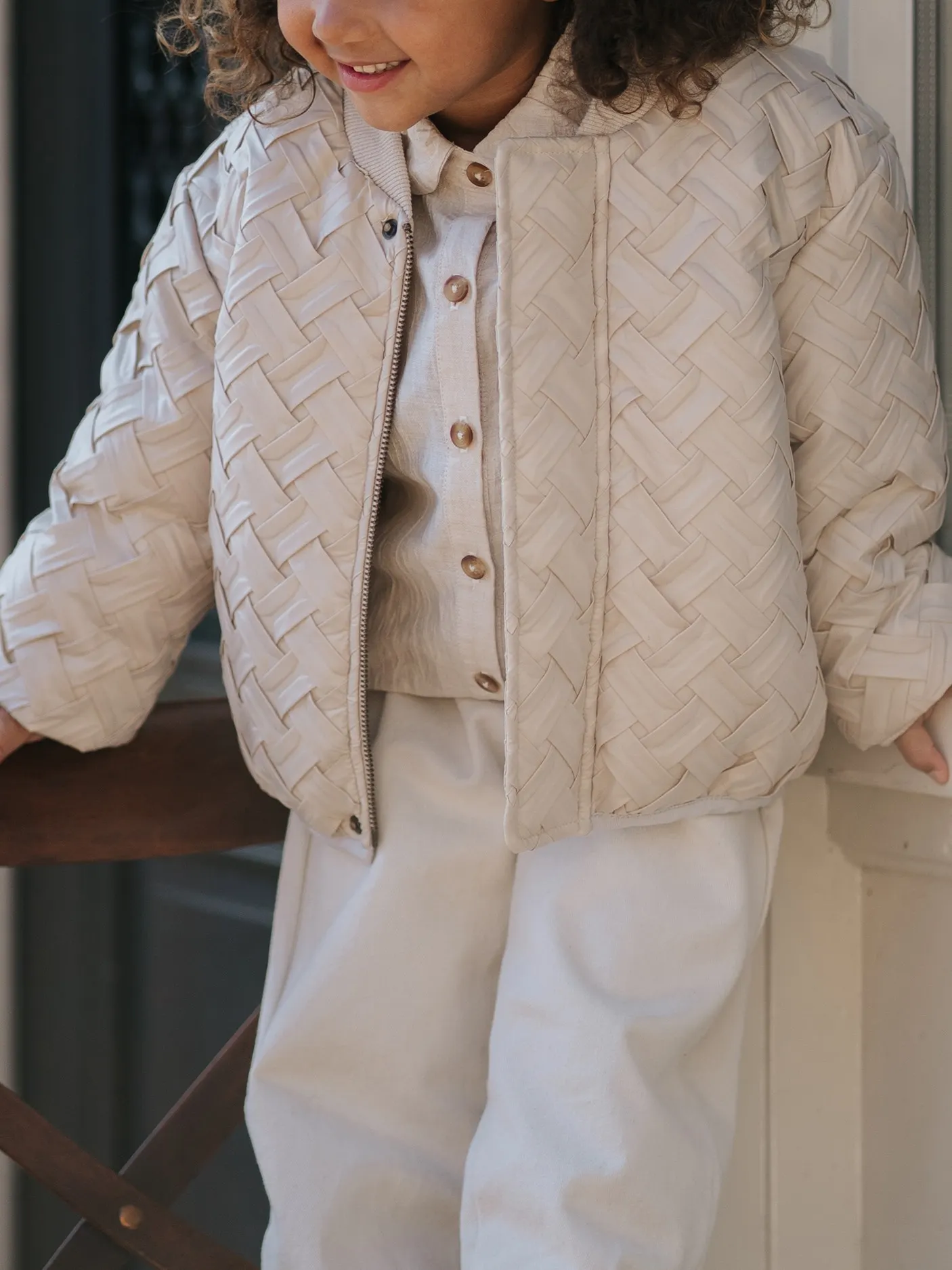 Donsje - kurtka bomberka Ceasie Birch Braided