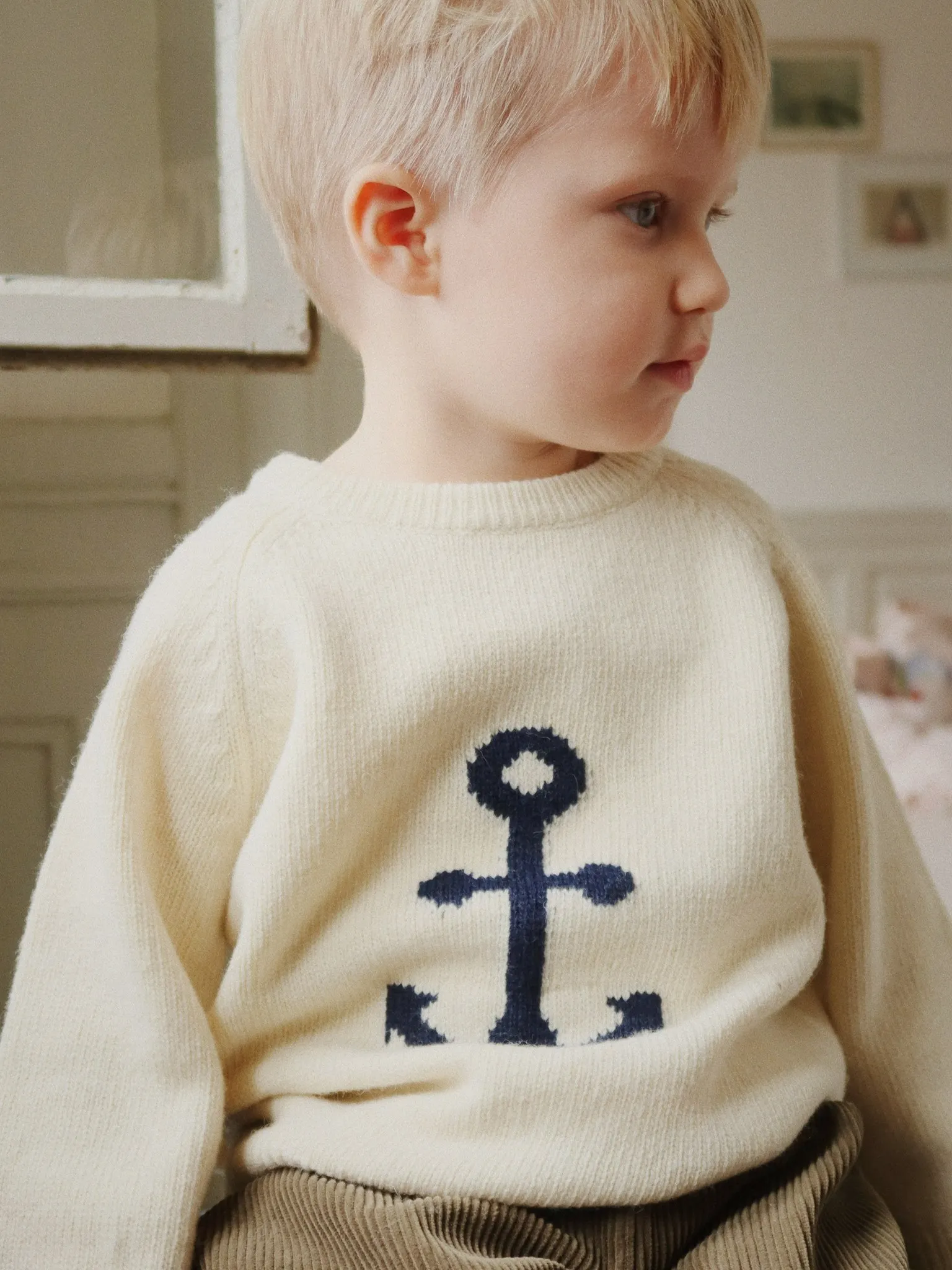 Konges Sløjd - sweter wełniany Anchor Knit Sweater Konges Sløjd - sweter wełniany Anchor Knit Sweater