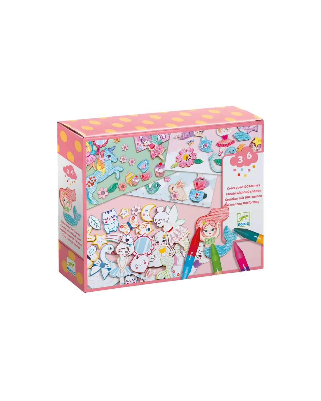 Djeco - zestaw kreatywny świat dziewczynki