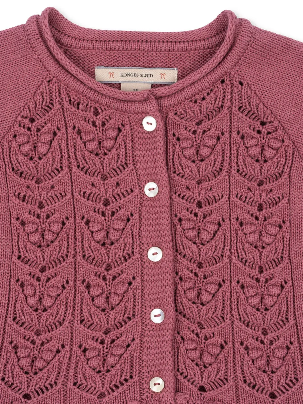 Konges Sløjd - kardigan Cabby Deco Rose Konges Sløjd - kardigan Cabby Deco Rose