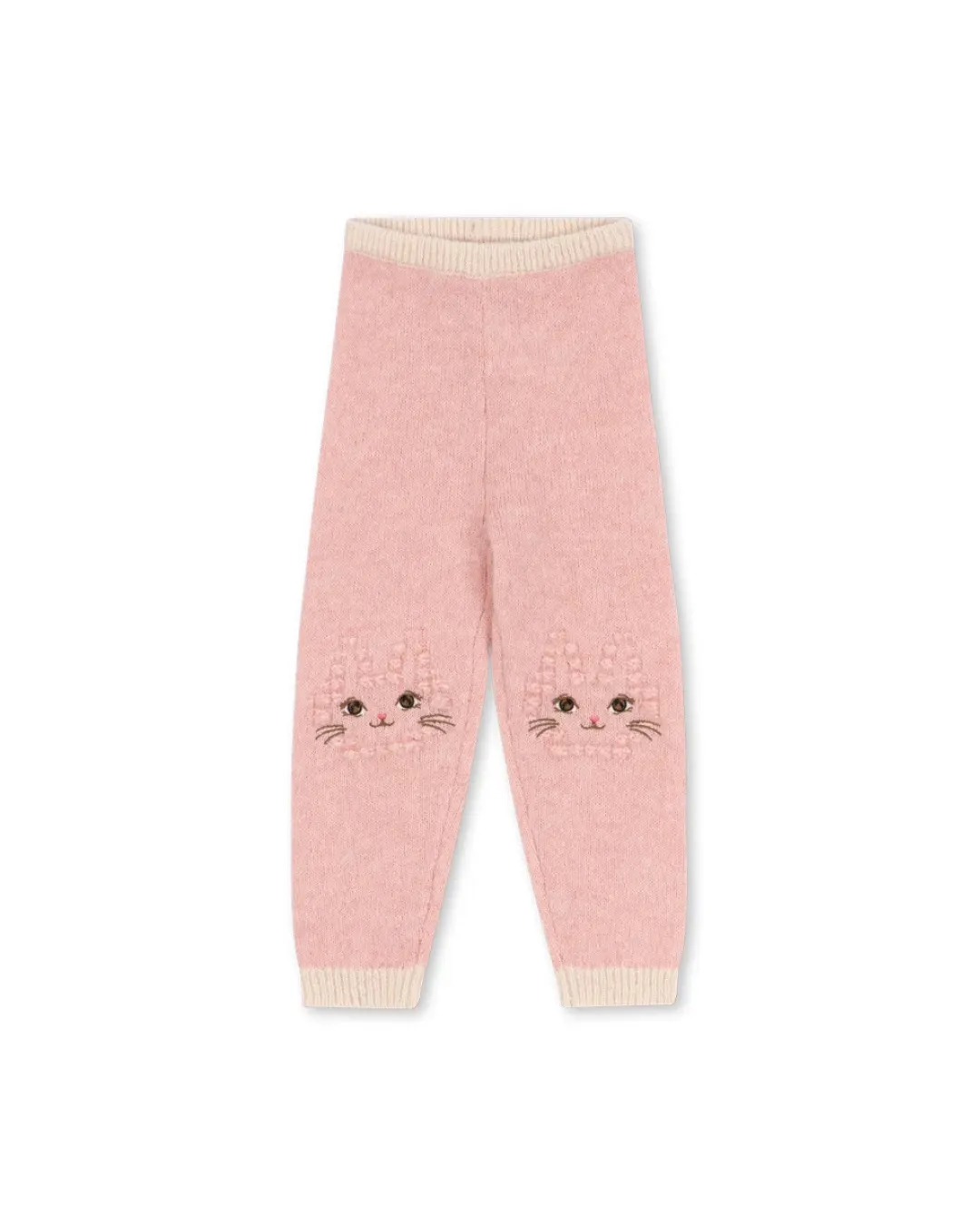 Konges Sløjd - wełniane spodnie z kotkami Kitty Pants Konges Sløjd - wełniane spodnie z kotkami Kitty Pants