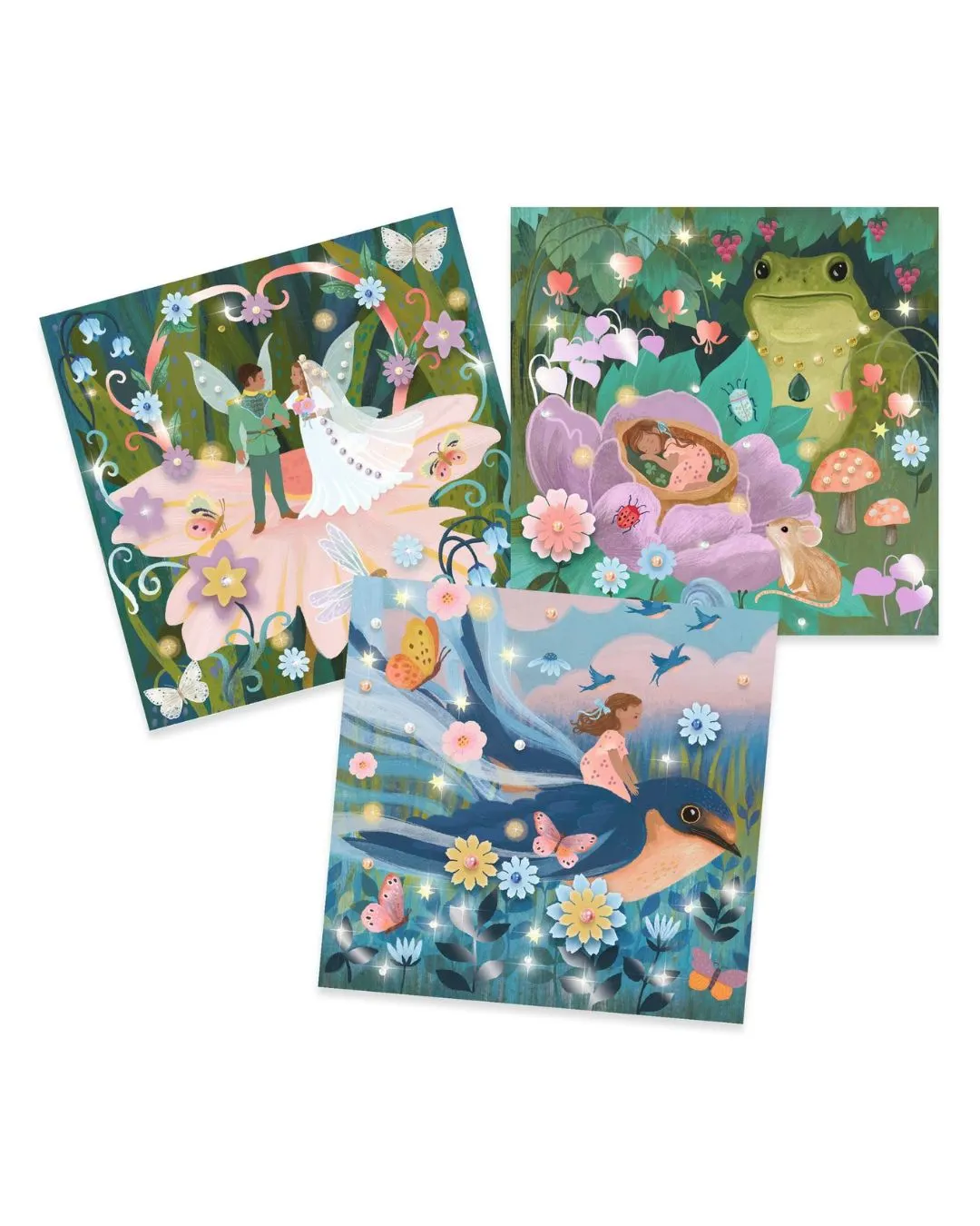 Djeco - zestaw artystyczny 4 w 1 Calineczka Djeco - zestaw artystyczny 4 w 1 Calineczka