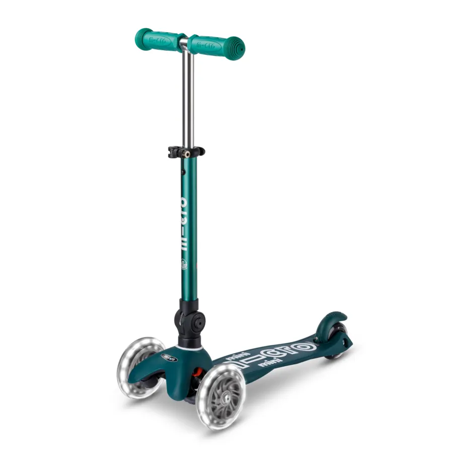 Micro - hulajnoga składana Mini Micro Deluxe Eco LED Green Micro - hulajnoga składana Mini Micro Deluxe Eco LED Green