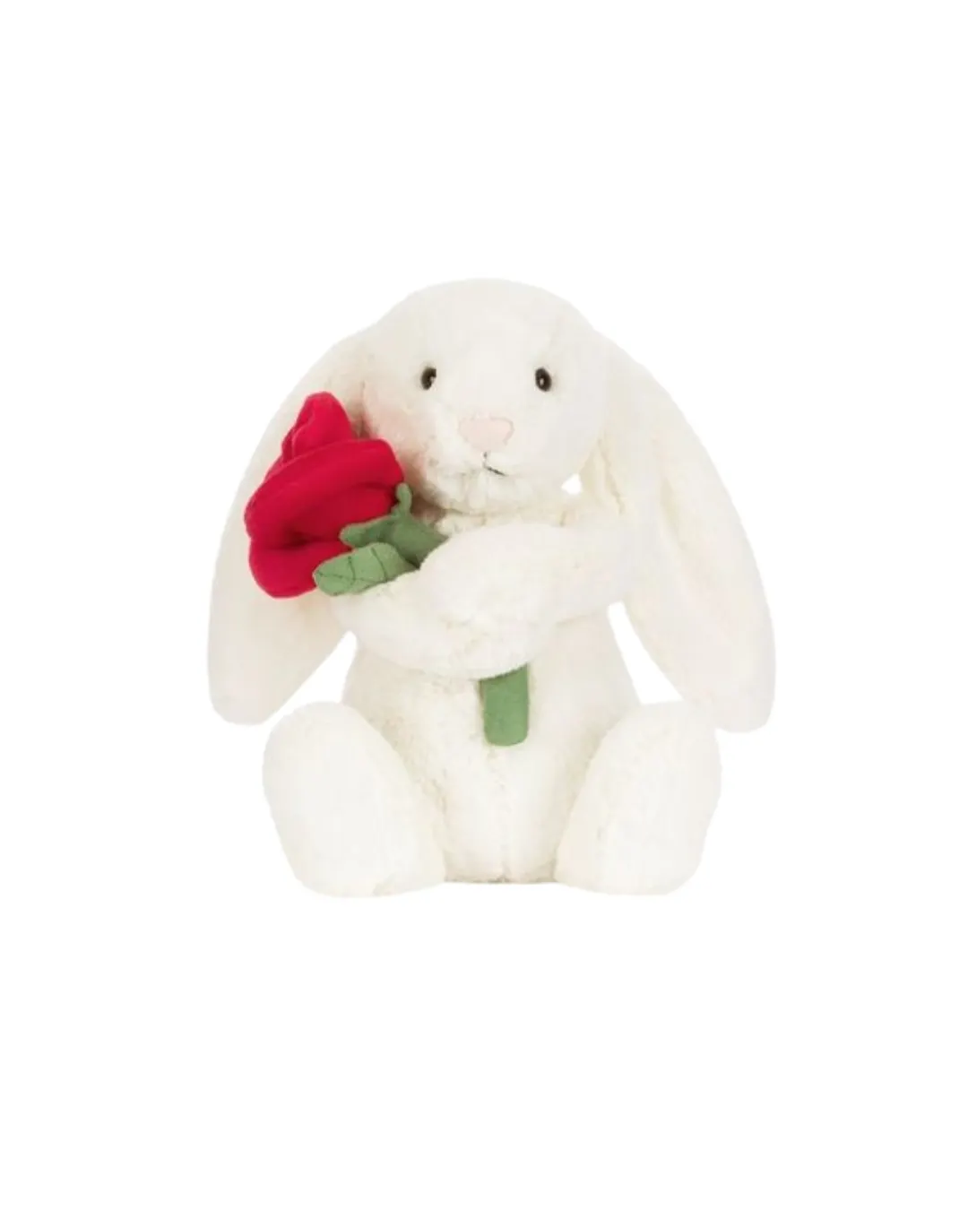 Jellycat - Wesoły Króliczek z Różą 31 cm
