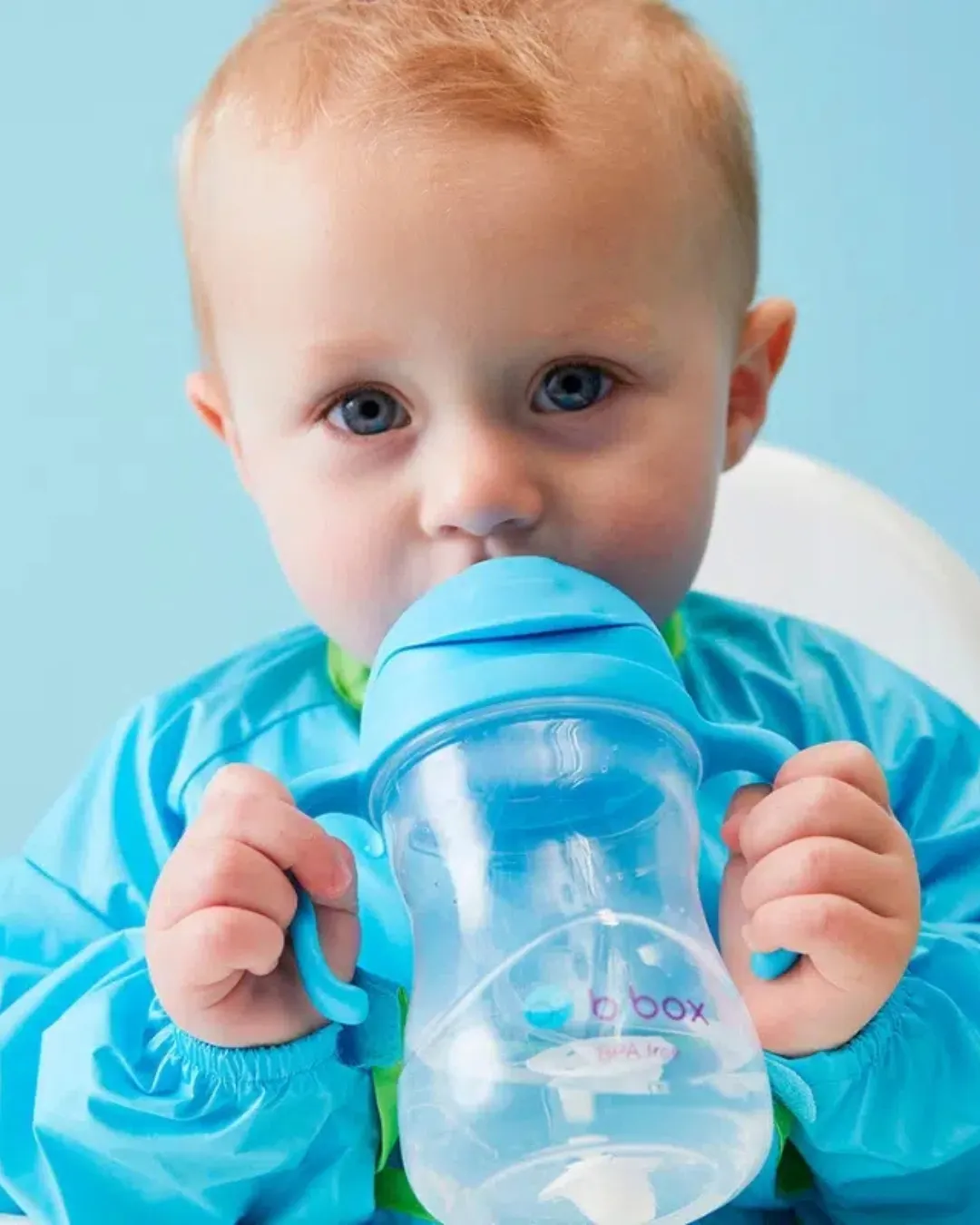 B.box - bidon dla dzieci - kubek niekapek ze słomką 240 ml borówkowy B.box - bidon dla dzieci - kubek niekapek ze słomką 240 ml borówkowy