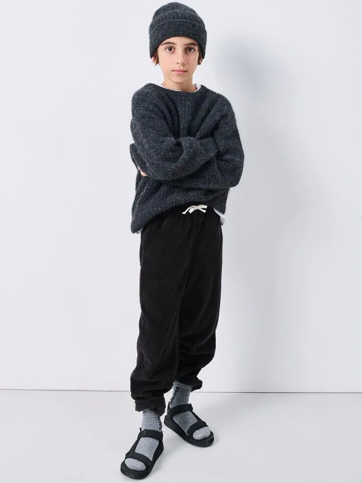 American Vintage - spodnie sztruksowe Padow Vintage Carbone American Vintage - spodnie sztruksowe Padow Vintage Carbone