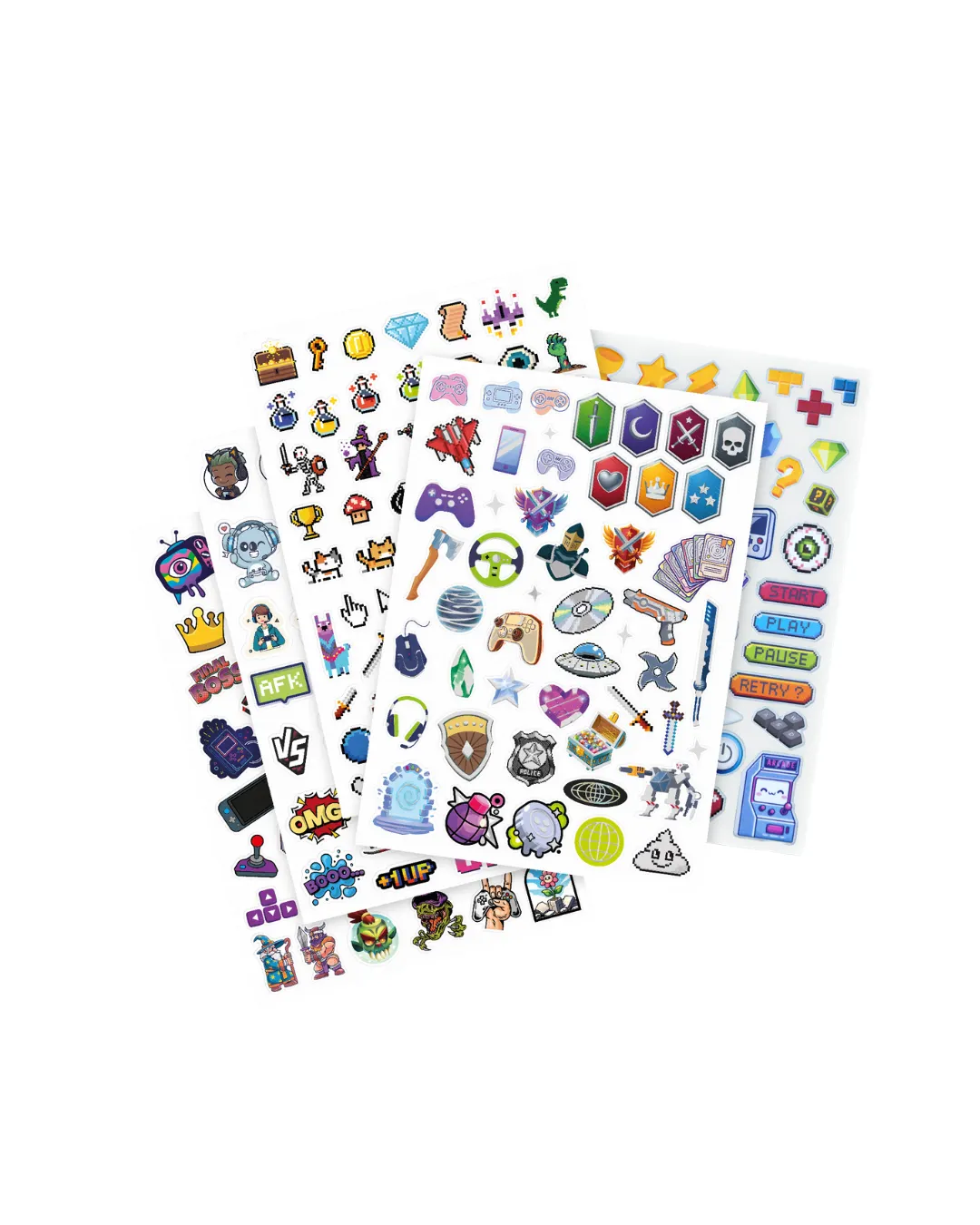 Buki - zestaw naklejek +200 GRY