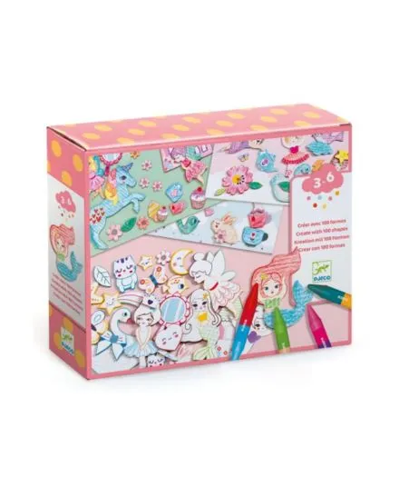 Djeco - zestaw kreatywny świat dziewczynki Djeco - zestaw kreatywny świat dziewczynki