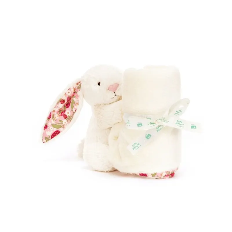 Jellycat - Króliczek „Berry” Kocyk Kremowy 70 cm Jellycat - Króliczek „Berry” Kocyk Kremowy 70 cm