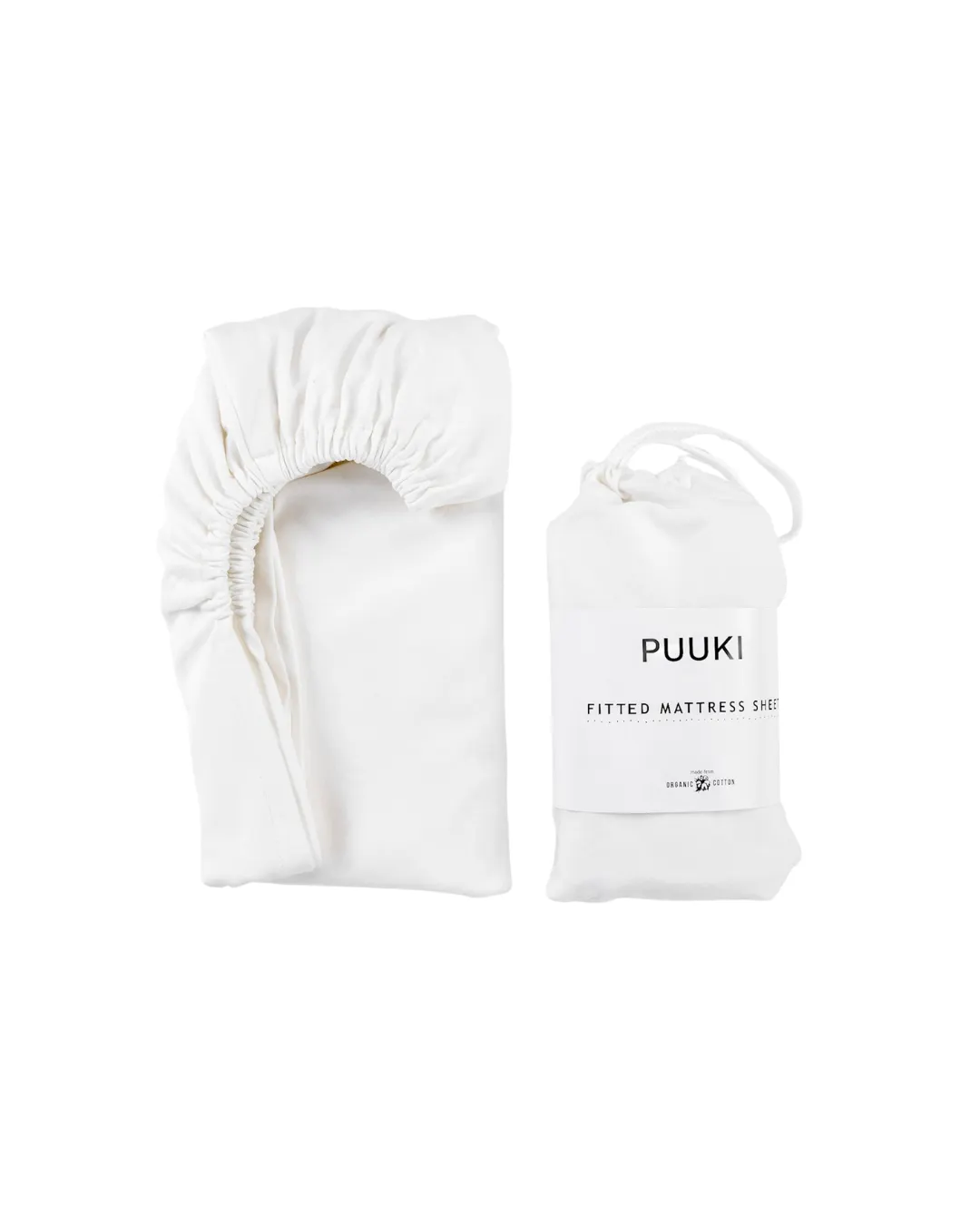Puuki - prześcieradło 70x140 Śmietanka
