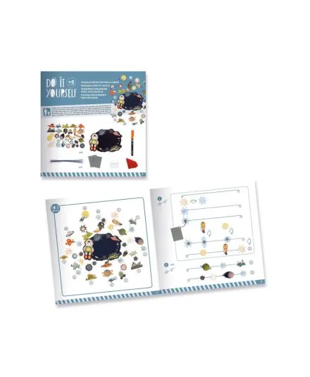 Djeco - zestaw zrób to sam - Tablica do pisania Kosmos 