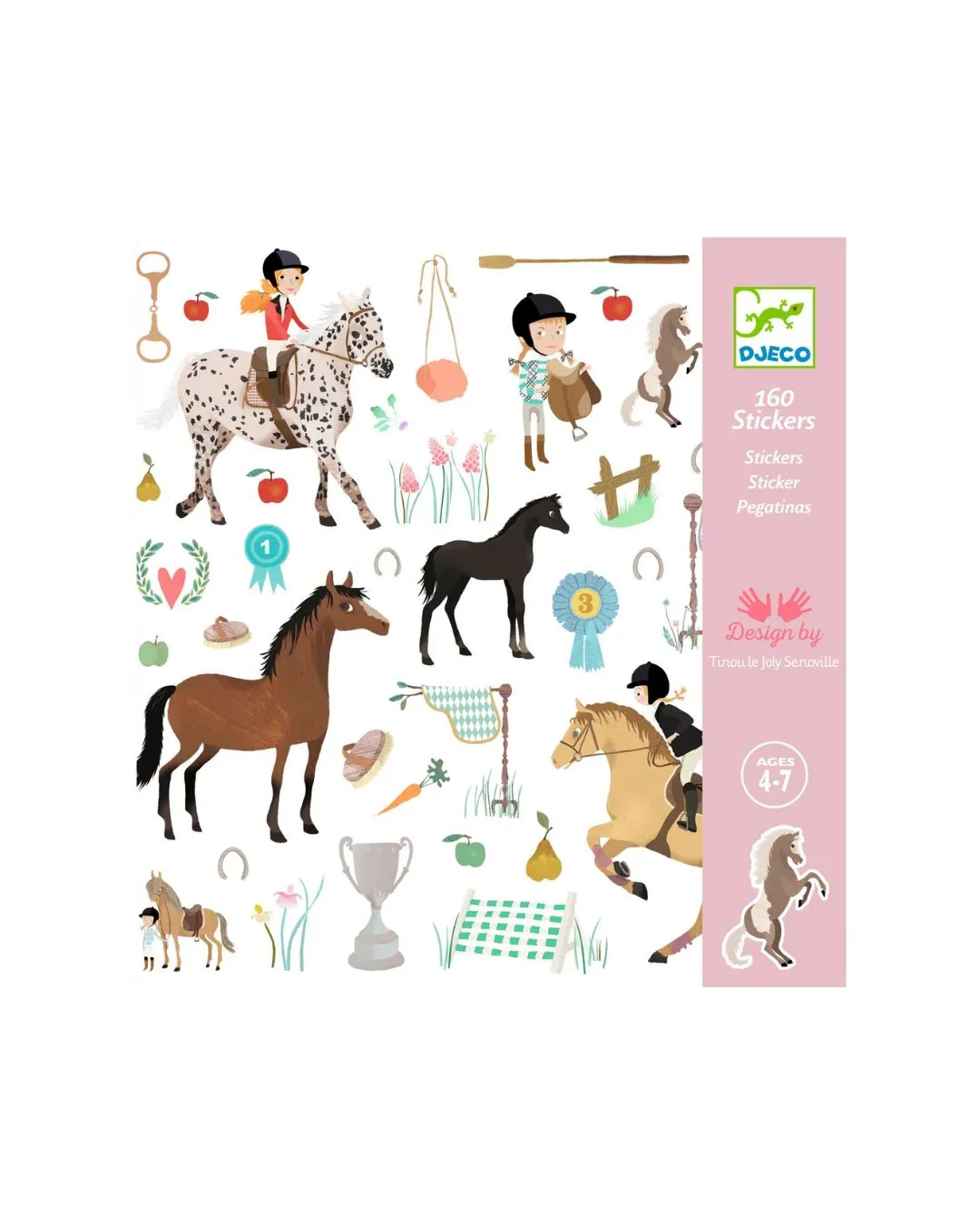 Djeco - naklejki konie Djeco - naklejki konie