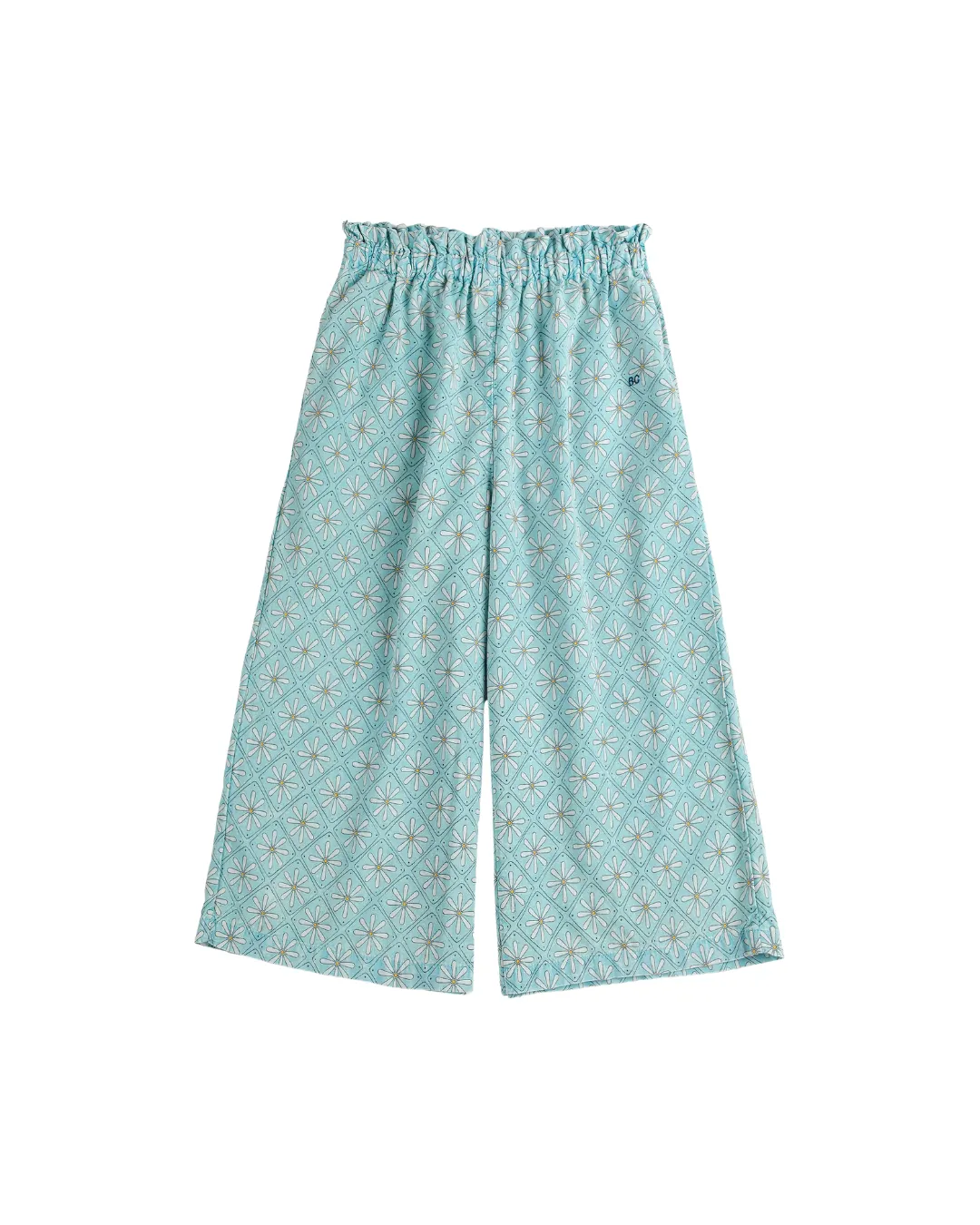 BOBO CHOSES - spodnie kuloty Daisy Mosaic All Over Woven Culotte
