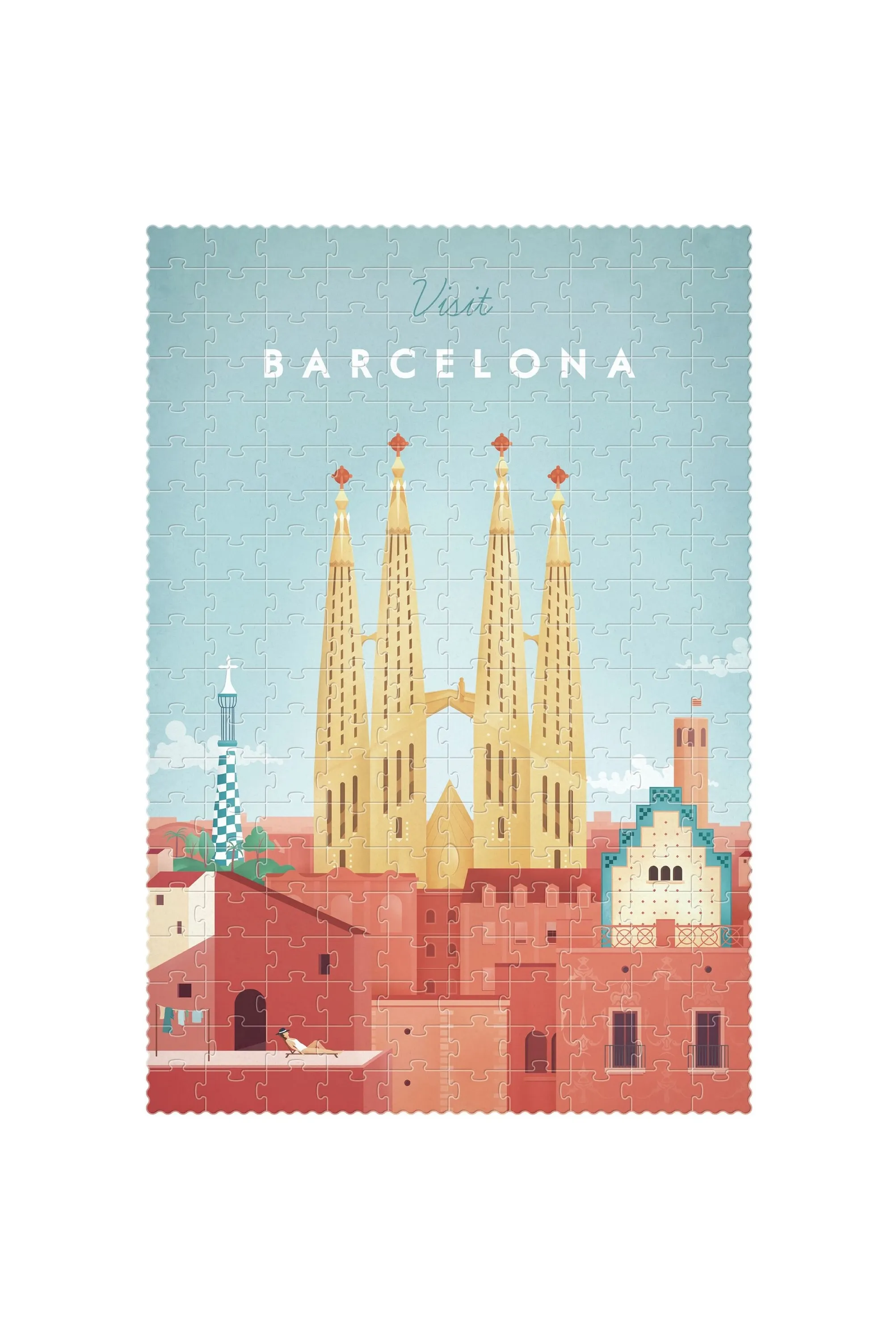 Londji - puzzle Visit Barcelona 200 elementów