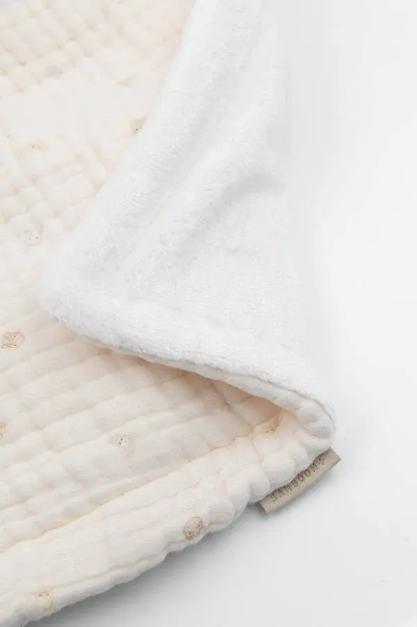 Bamboom - muślinowo-pluszowy kocyk dziecięcy dwustronny 100x150 cm Animal Friends Bamboom - muślinowo-pluszowy kocyk dziecięcy dwustronny 100x150 cm Animal Friends