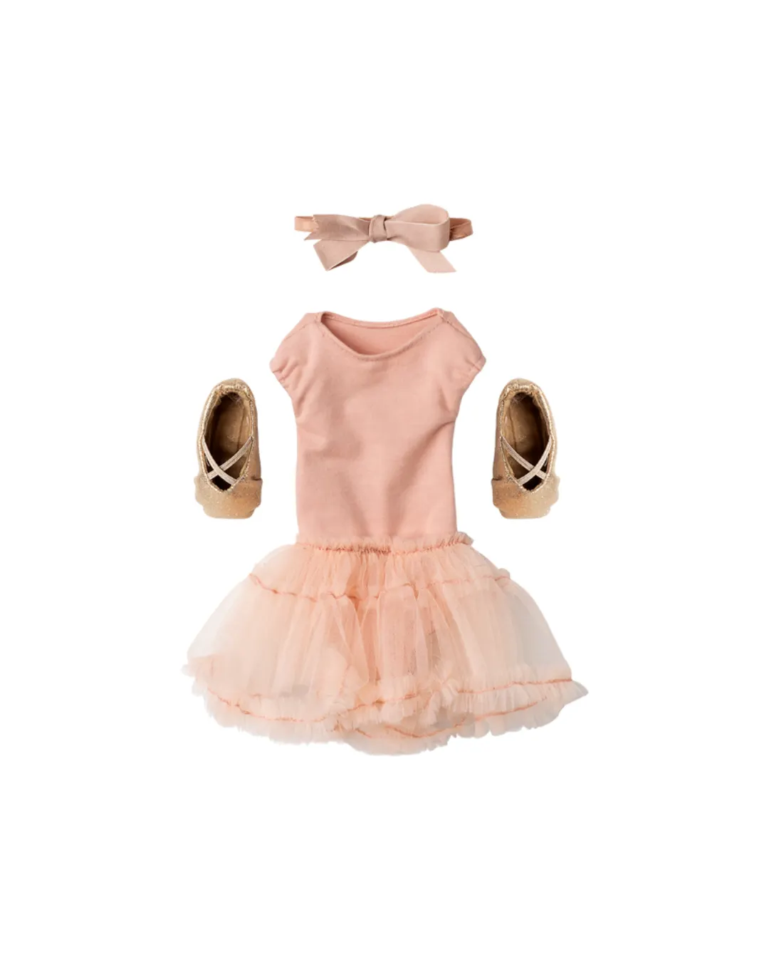 Maileg - strój baletowy i spódnica dla królika w rozmiarze 3 - różowy