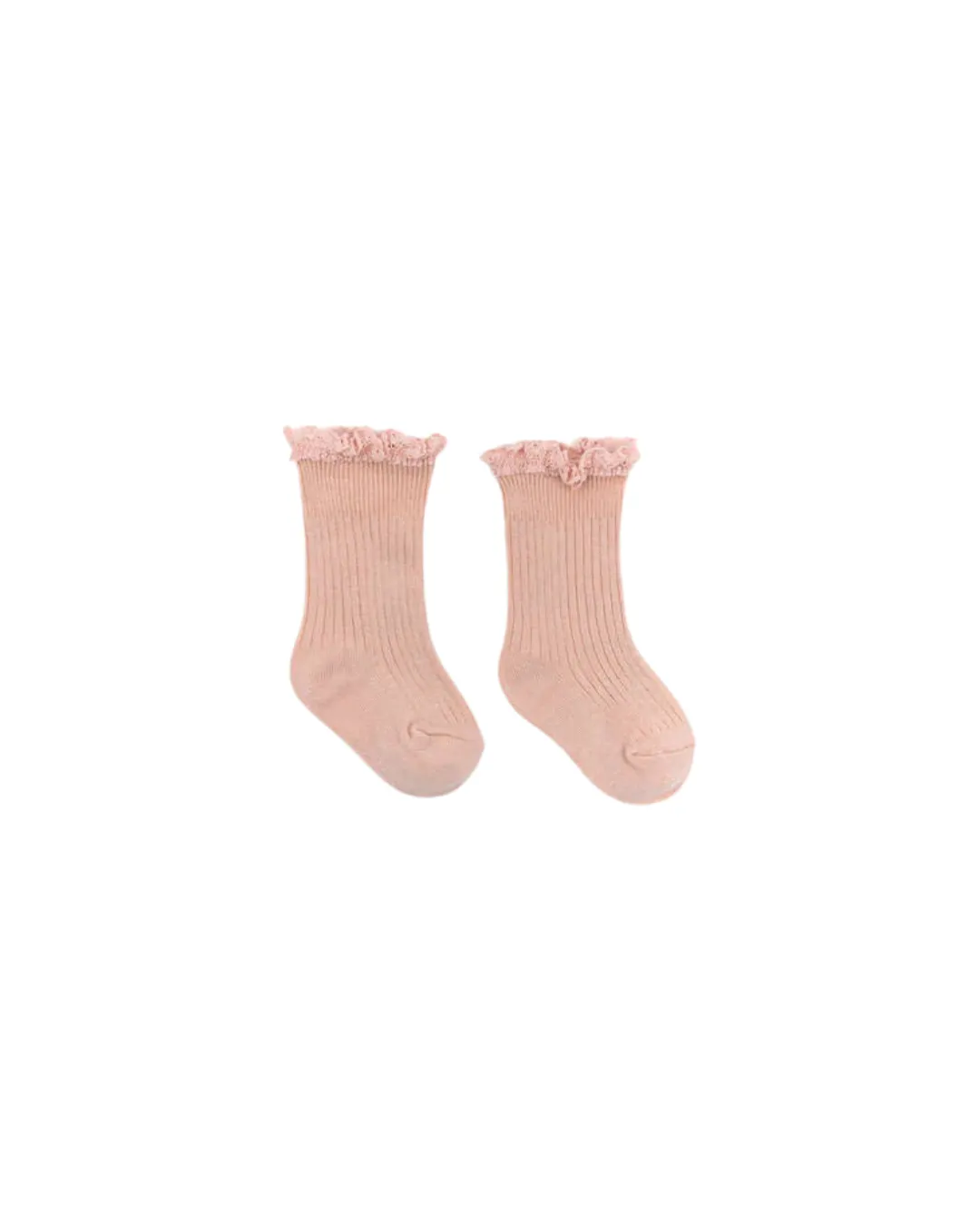 Bamboom - bambusowe skarpetki z koronką dla dziewczynki różowe Bamboom - bambusowe skarpetki z koronką dla dziewczynki różowe