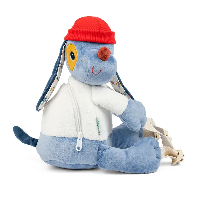 Lilliputiens - miękki plecak przytulanka Piesek Jules