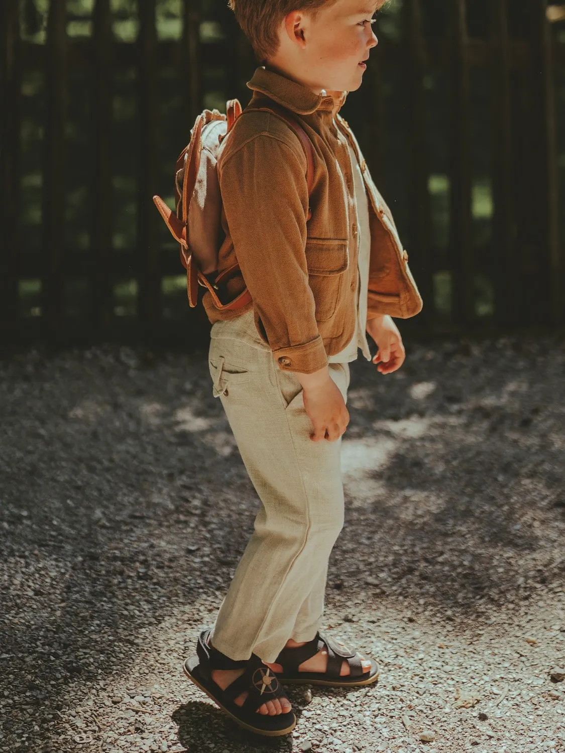 Donsje - spodnie Dado Warm White Melange Donsje - spodnie Dado Warm White Melange