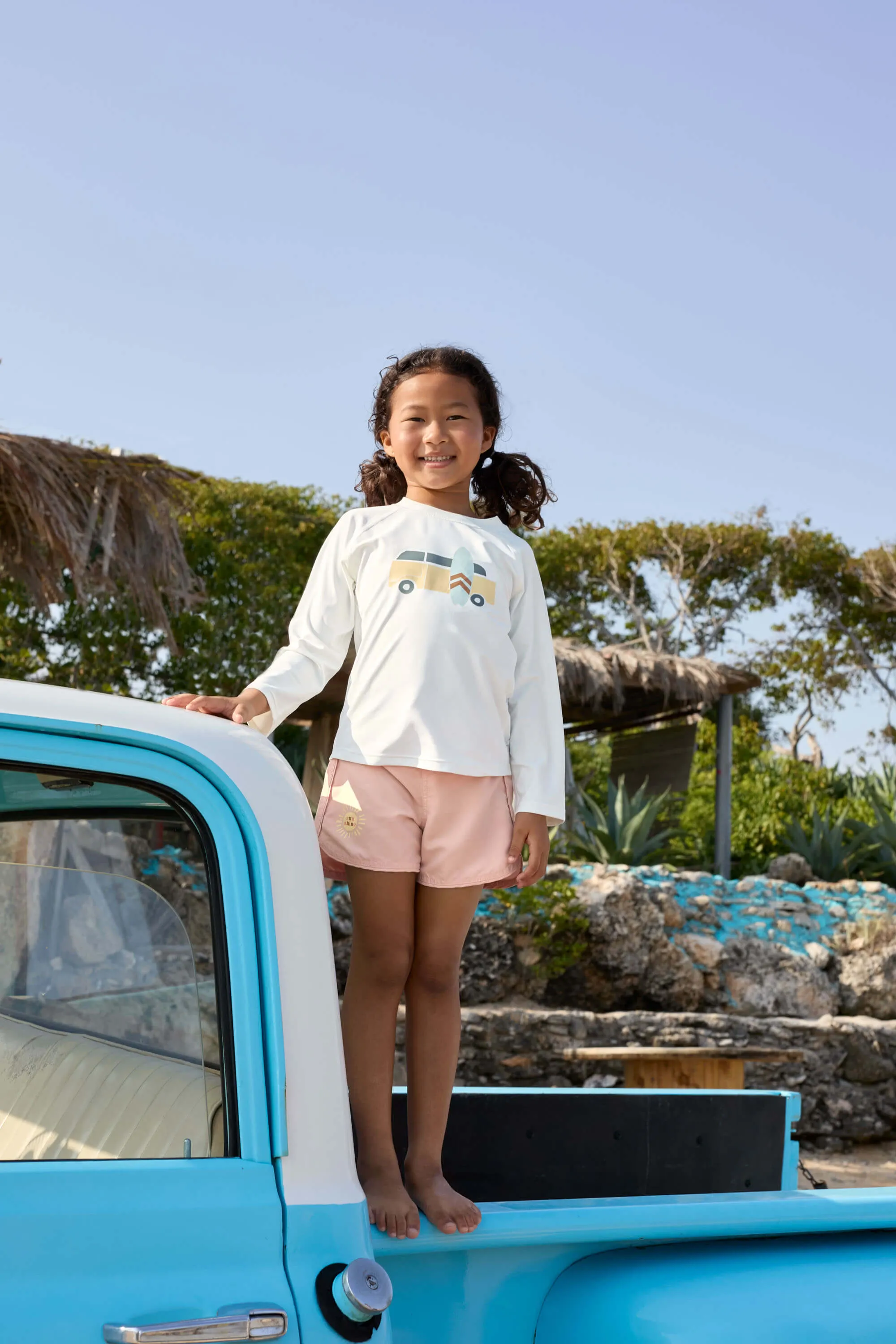 Lassig - krótkie spodenki szorty kąpielowe dla dzieci LSF peach Lassig - krótkie spodenki szorty kąpielowe dla dzieci LSF peach