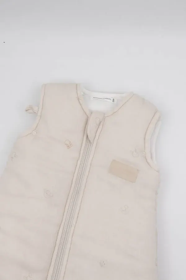 Bamboom - zimowy śpiworek niemowlęcy 0-6m Animal Friends Sand