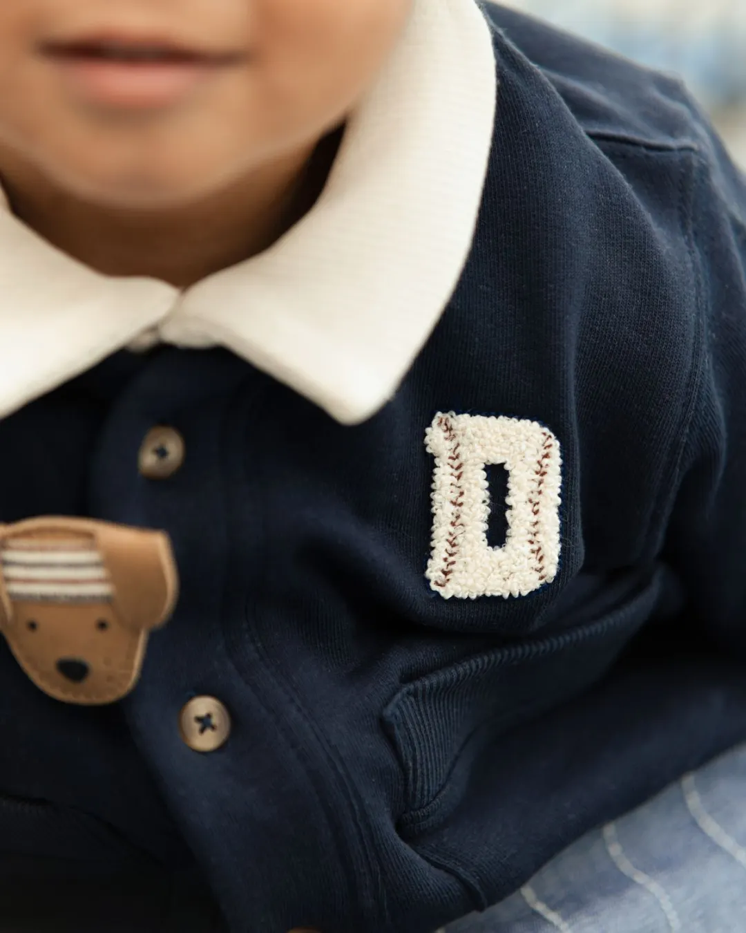 Donsje - dziecięcy kardigan Maukie Navy Blue Donsje - dziecięcy kardigan Maukie Navy Blue