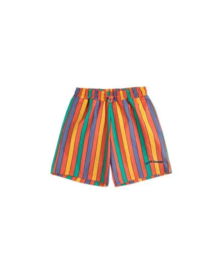 BOBO CHOSES - szorty spodenki kąpielowe dziecięce do pływania w kolorowe paski red czerwone BOBO CHOSES - szorty spodenki kąpielowe dziecięce do pływania w kolorowe paski red czerwone