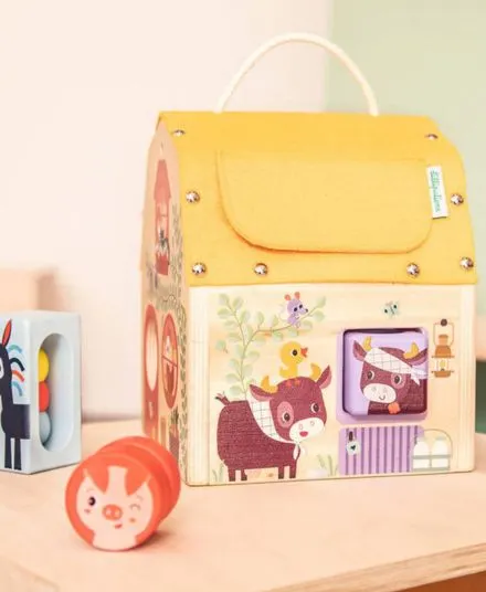 Lilliputiens - drewniany domek dźwiękowy Farma