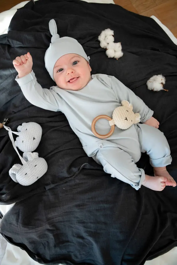 Bamboom - bambusowe spodenki niemowlęce Pure niebieskie Bamboom - bambusowe spodenki niemowlęce Pure niebieskie