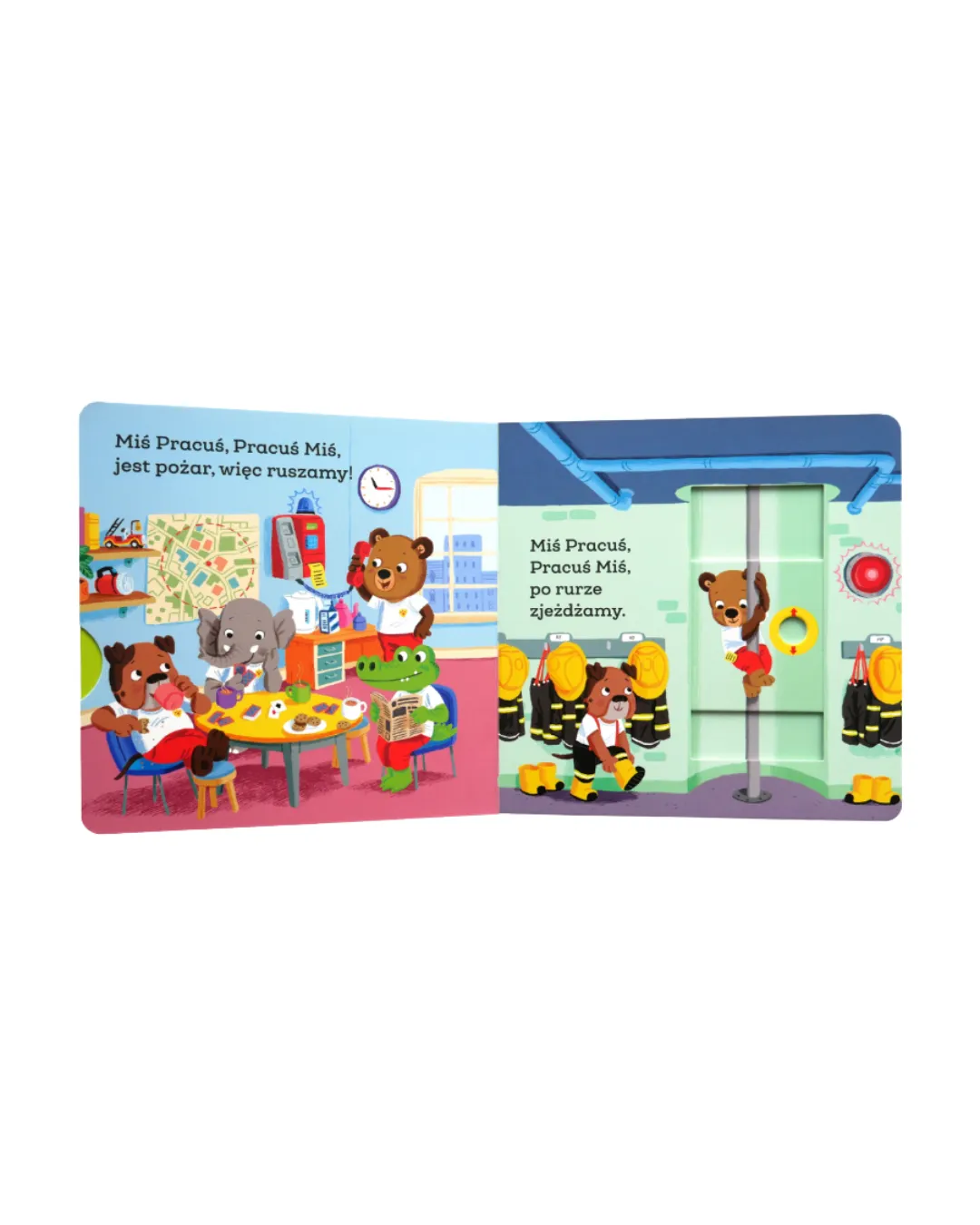 Wydawnictwo Wilga - Miś Pracuś. Straż pożarna