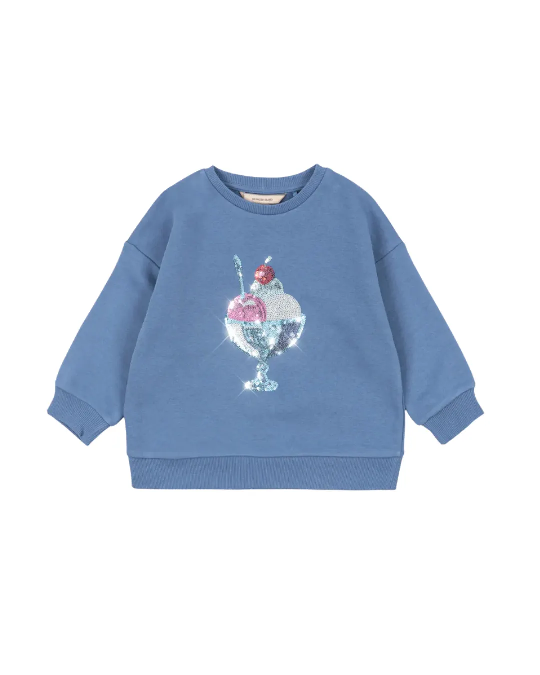 Konges Sløjd - bawełniana bluza Loumilla Colony Blue