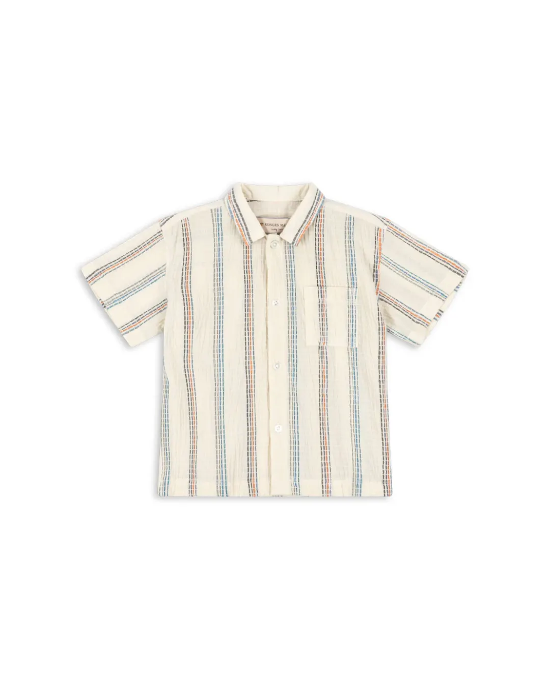 Konges Sløjd - koszula chłopięca z krótkim rękawem Vincent SS Shirt GOTS Konges Sløjd - koszula chłopięca z krótkim rękawem Vincent SS Shirt GOTS