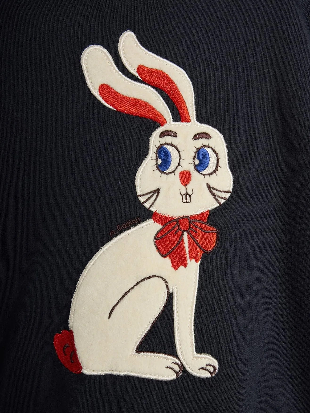 Mini Rodini - bluza dresowa Rabbit Black Mini Rodini - bluza dresowa Rabbit Black