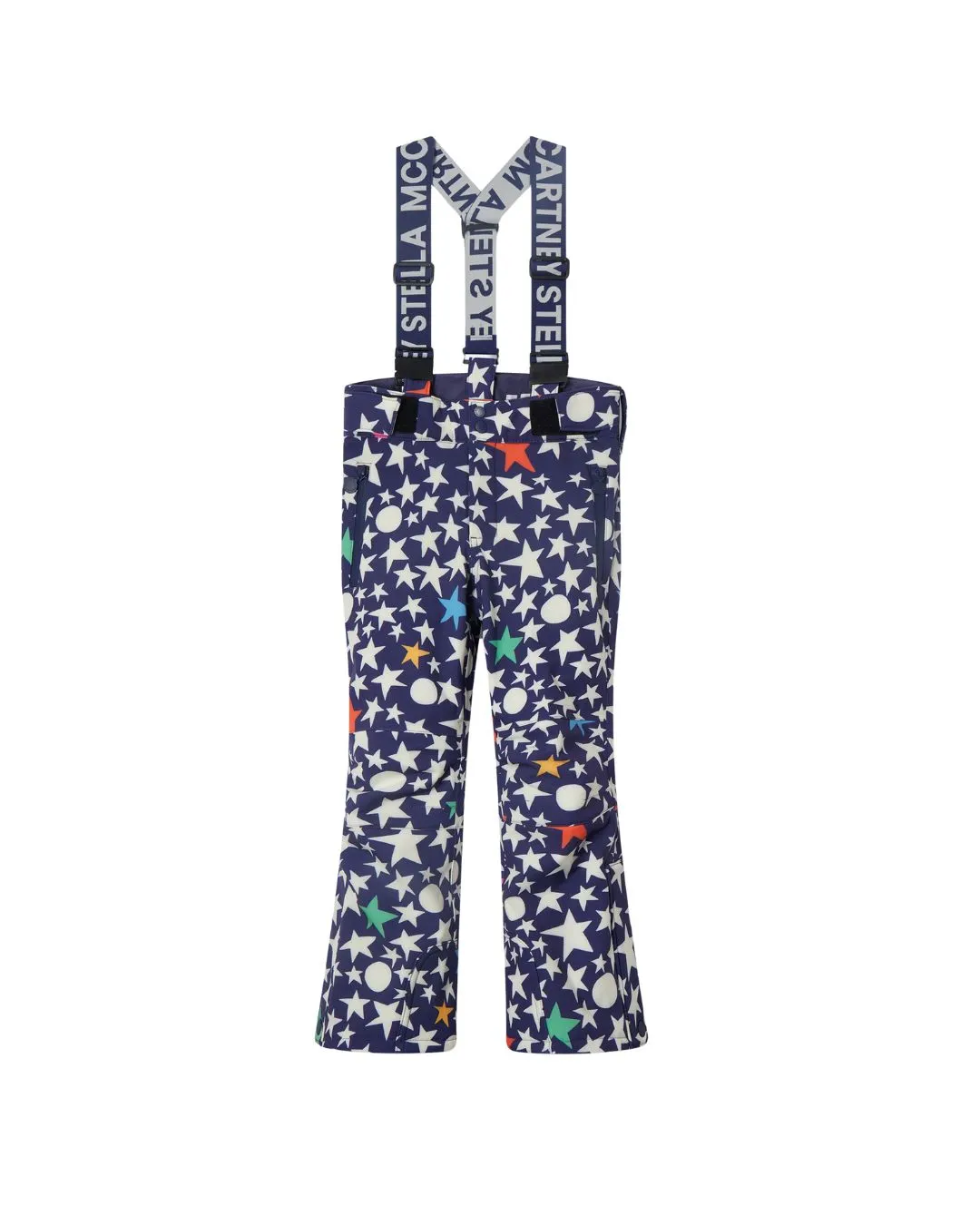 Stella McCartney - spodnie narciarskie Star Print granatowe