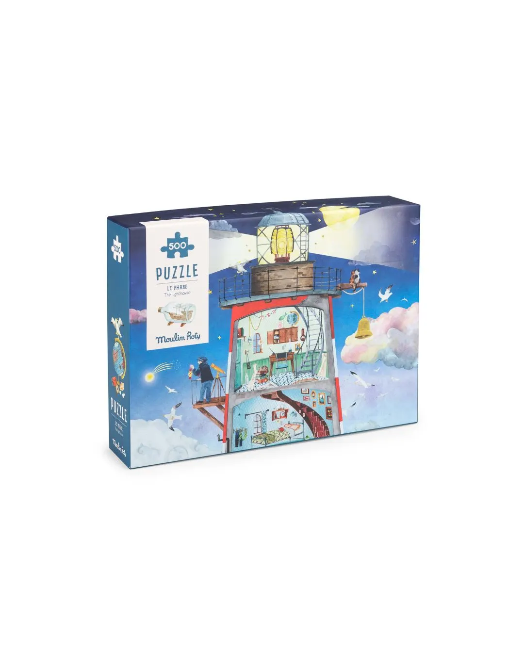 Moulin Roty - puzzle 500 elementów Latarnia Morska