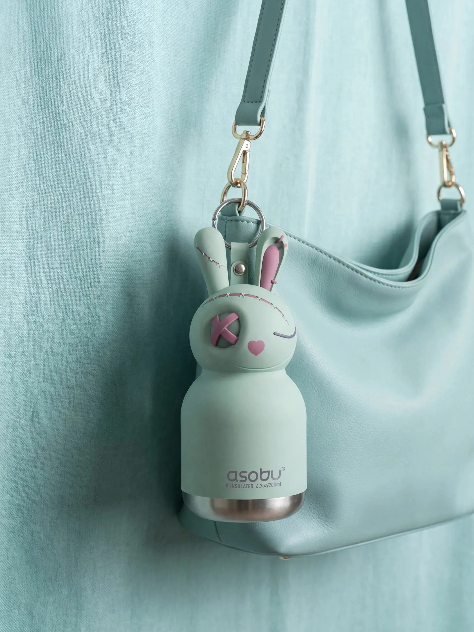 Asobu - butelka termiczna Mini Bestie Undead Bunny 200 ml