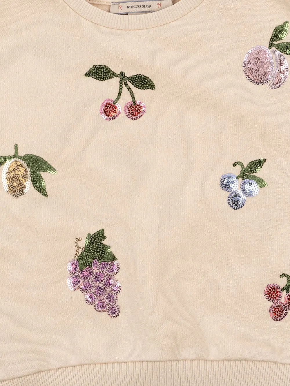 Konges Sløjd - bluza Lou Sequin Sweat Shirt Brazillian Sand Konges Sløjd - bluza Lou Sequin Sweat Shirt Brazillian Sand