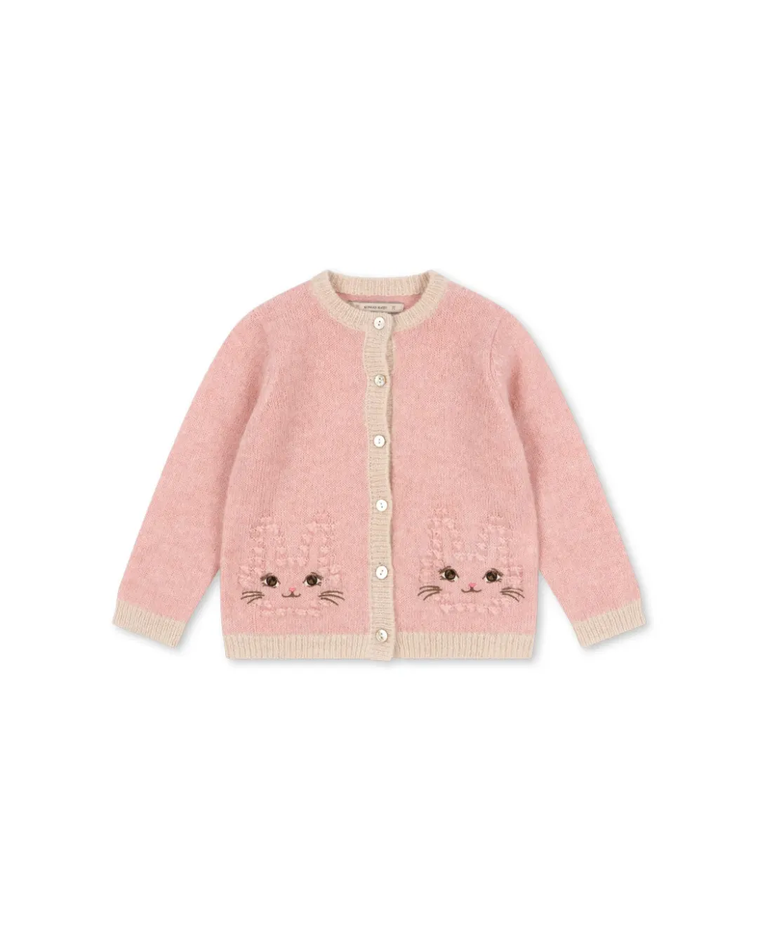 Konges Sløjd - wełniany kardigan z kotkami Kitty Cardigan Konges Sløjd - wełniany kardigan z kotkami Kitty Cardigan