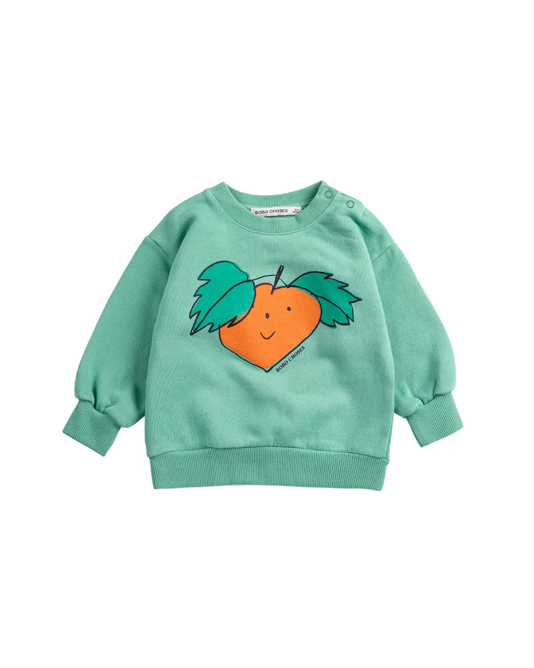 BOBO CHOSES - bawełniana bluza Tangerine