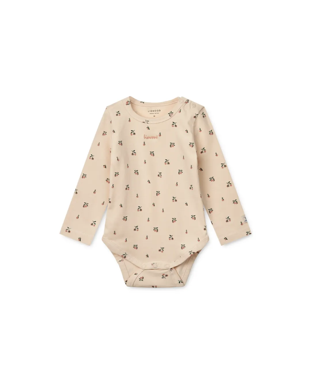 Liewood - body niemowlęce z długim rękawem Yanni Baby sea shell peach mini
