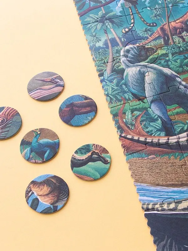 Londji - puzzle z gra obserwacyjną Age of Dinosaurs Londji - puzzle z gra obserwacyjną Age of Dinosaurs