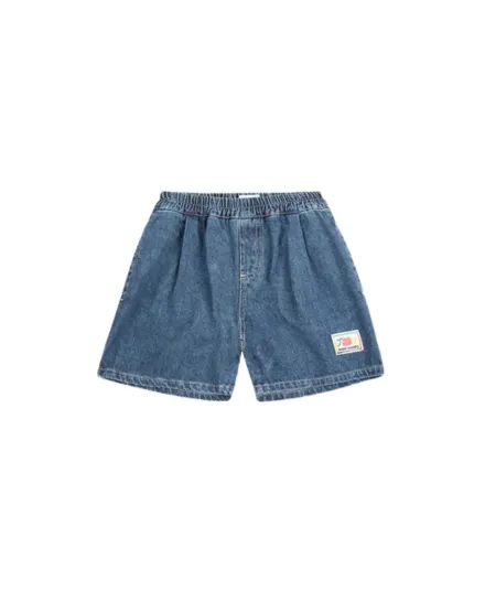 BOBO CHOSES - bermudy szorty dziecięce jeansowe Smiling mid denim blue niebieskie BOBO CHOSES - bermudy szorty dziecięce jeansowe Smiling mid denim blue niebieskie