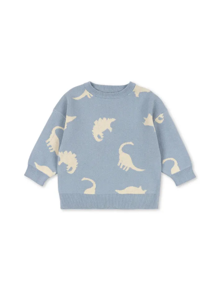 Konges Sløjd - bluza Lapis Knit Dino Mist