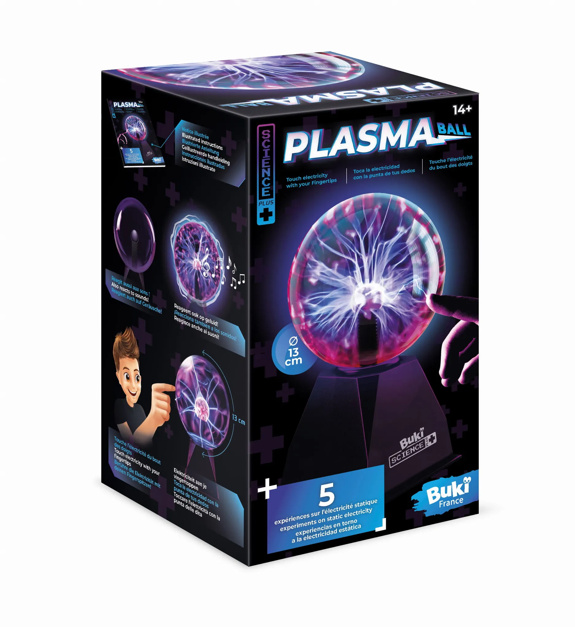 Buki - świecąca kula plazmowa 13 cm Buki - świecąca kula plazmowa 13 cm