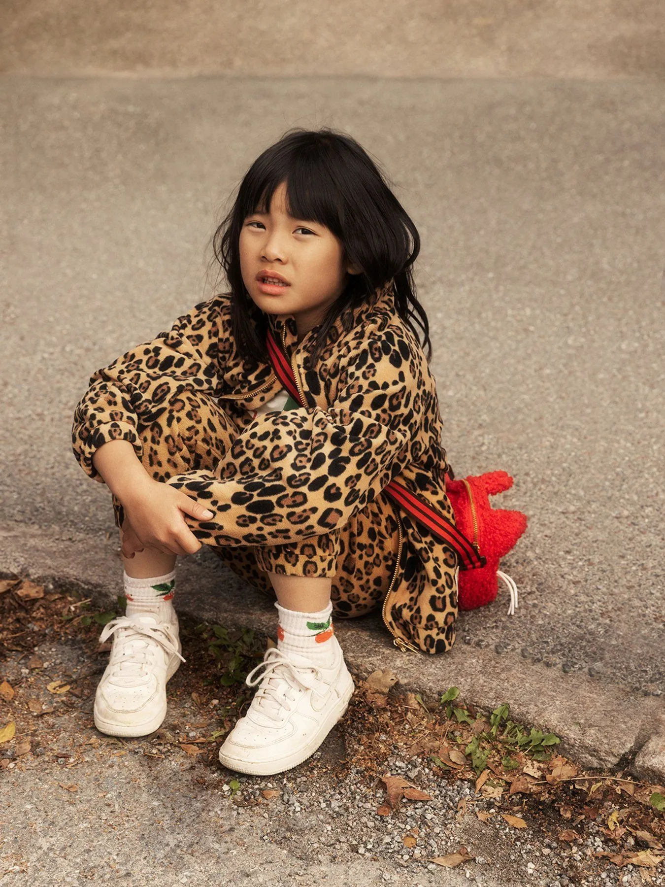 Mini Rodini - stylizacja Leopard Fleece